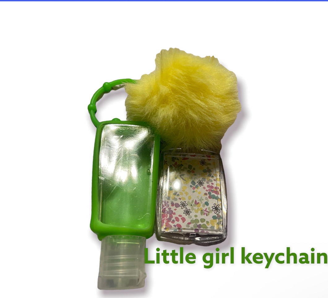 Yellow puff ball with sanitizer(homepage)