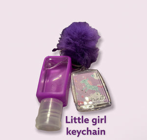 Purple puff ball with sanitizer(homepage)
